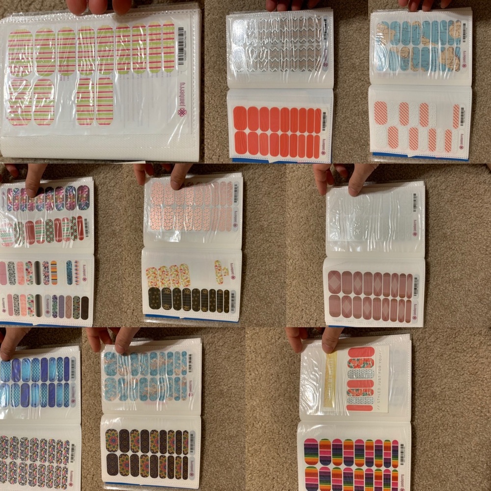 21 Sheets of Jamberry Nail Wraps